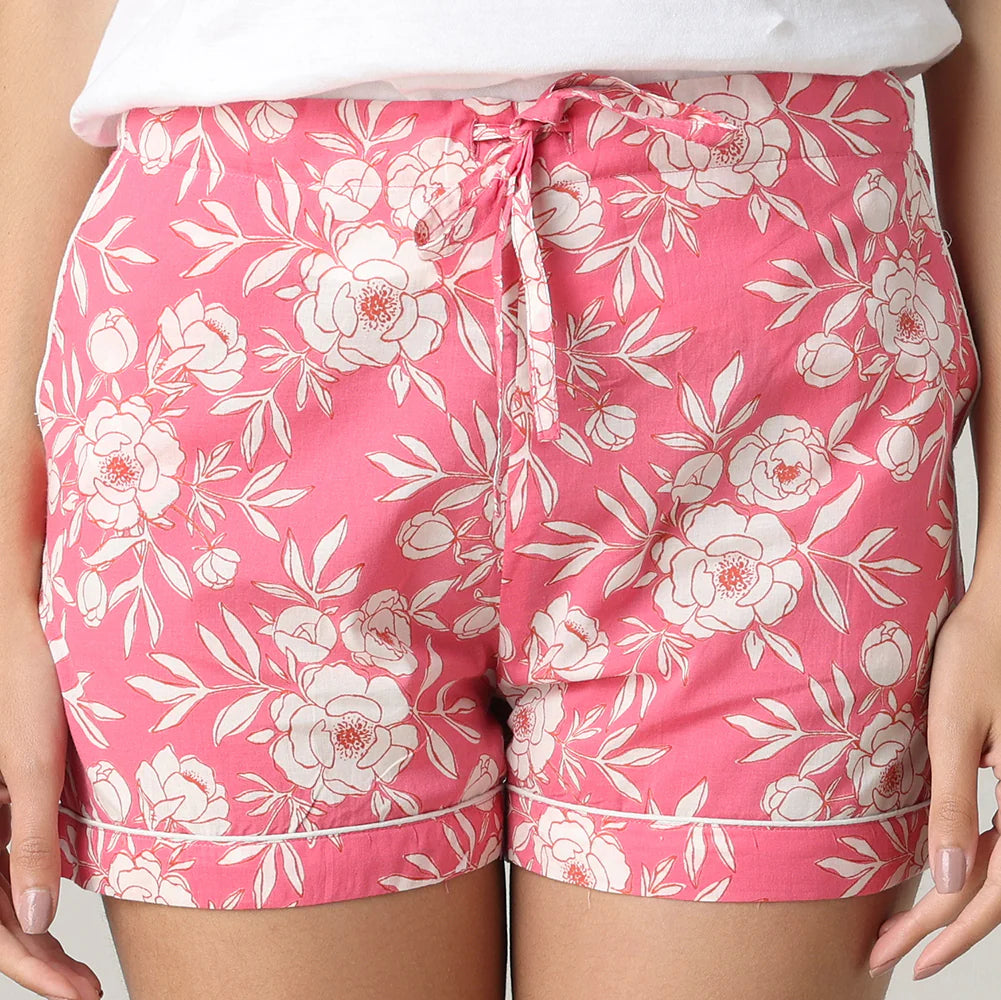 Cotton Pajama Shorts - Medium