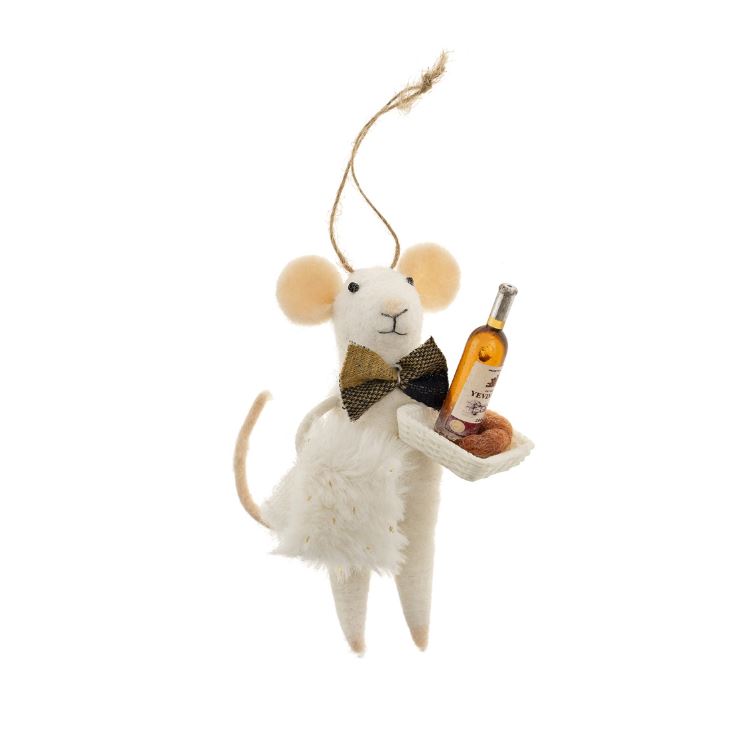 Holiday Felt Mice Ornaments