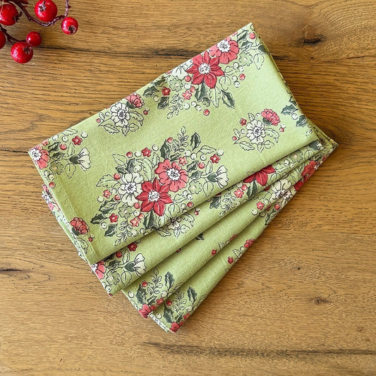 Winter Cotton Napkins Set