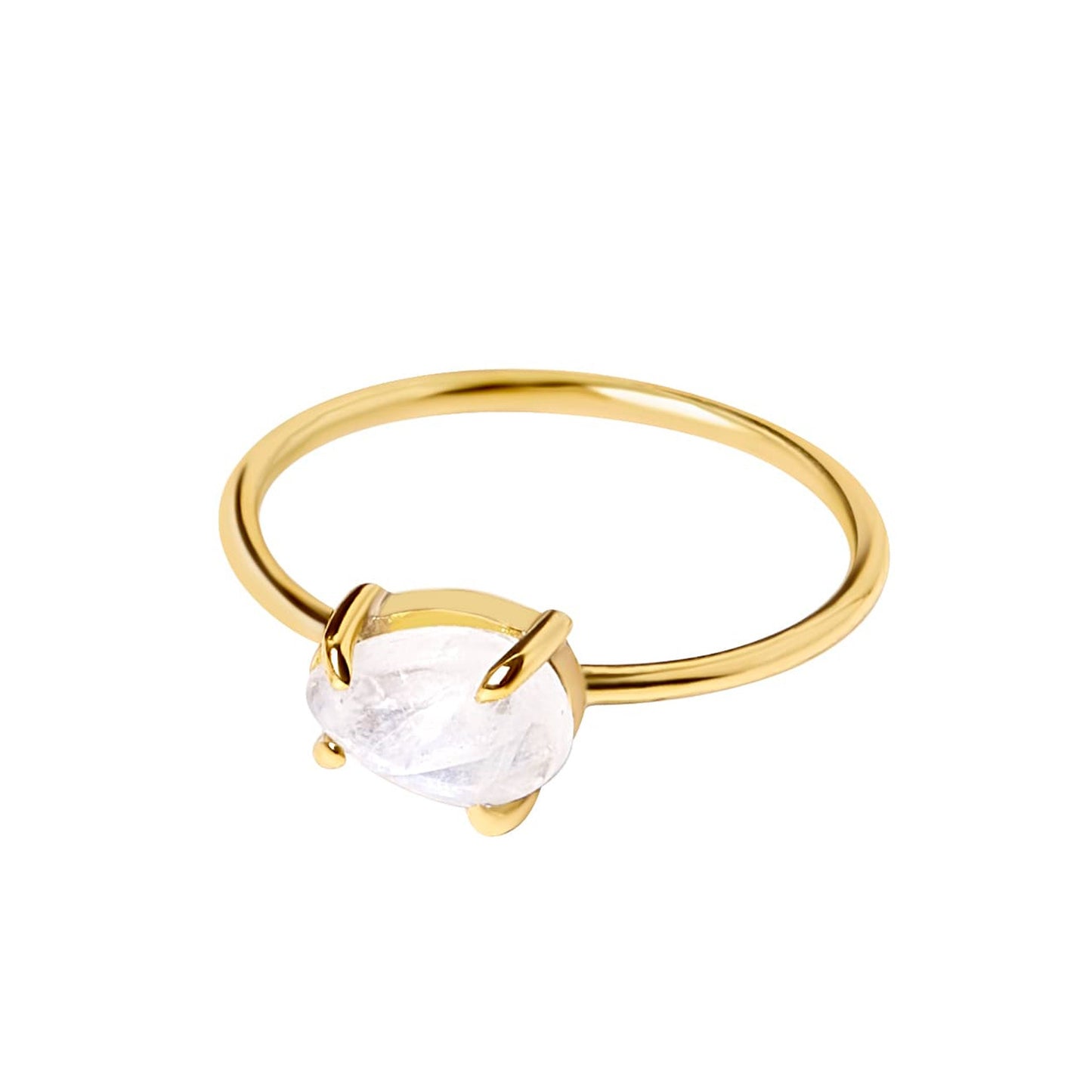 Sabine Oval Moonstone Ring