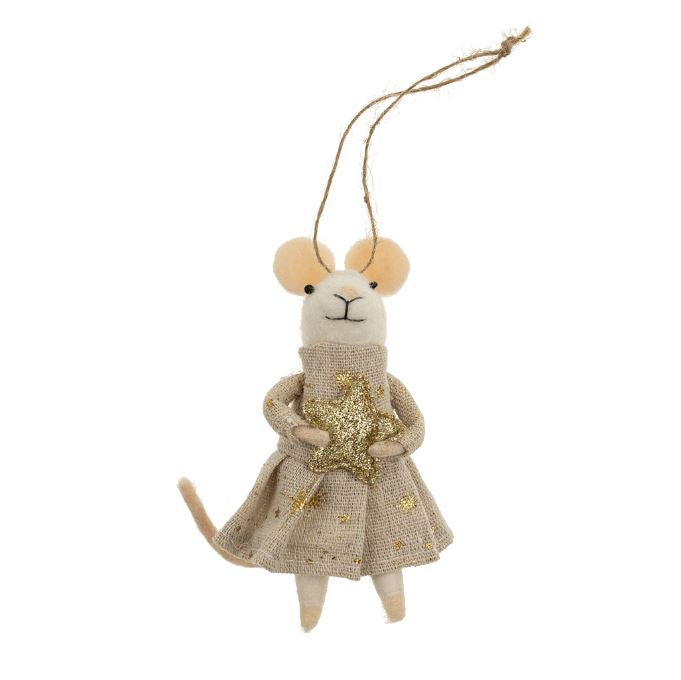 Holiday Felt Mice Ornaments