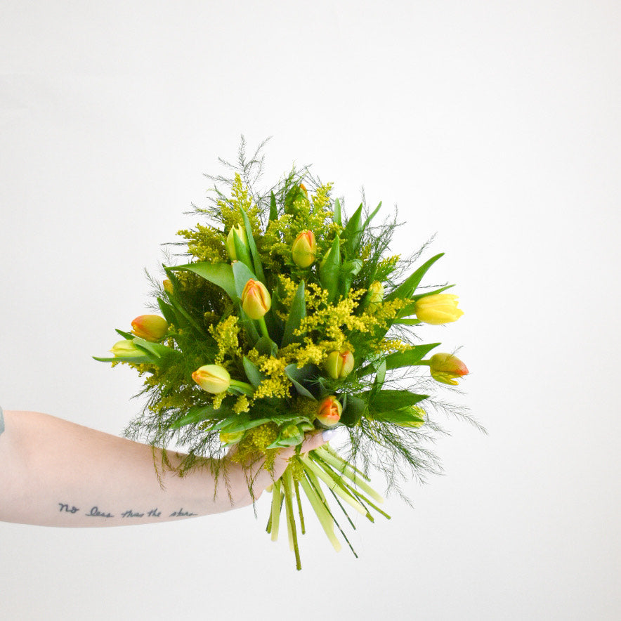 Stepping Into Spring Hand-Tied Bouquet