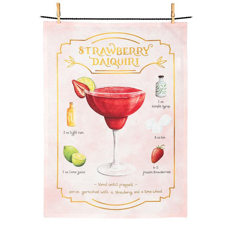 Strawberry Daiquiri Tea Towel