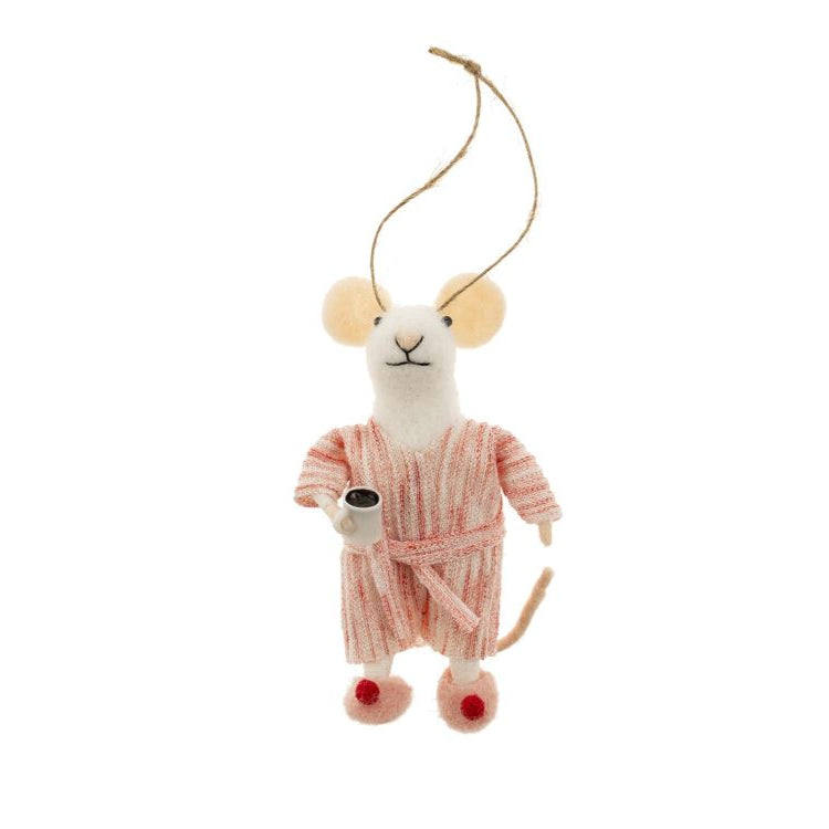 Holiday Felt Mice Ornaments