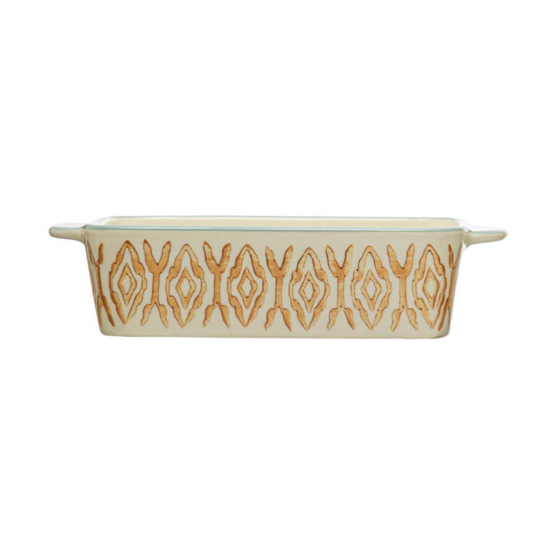 Farmhouse Patterns Stoneware Mini Baking Dish