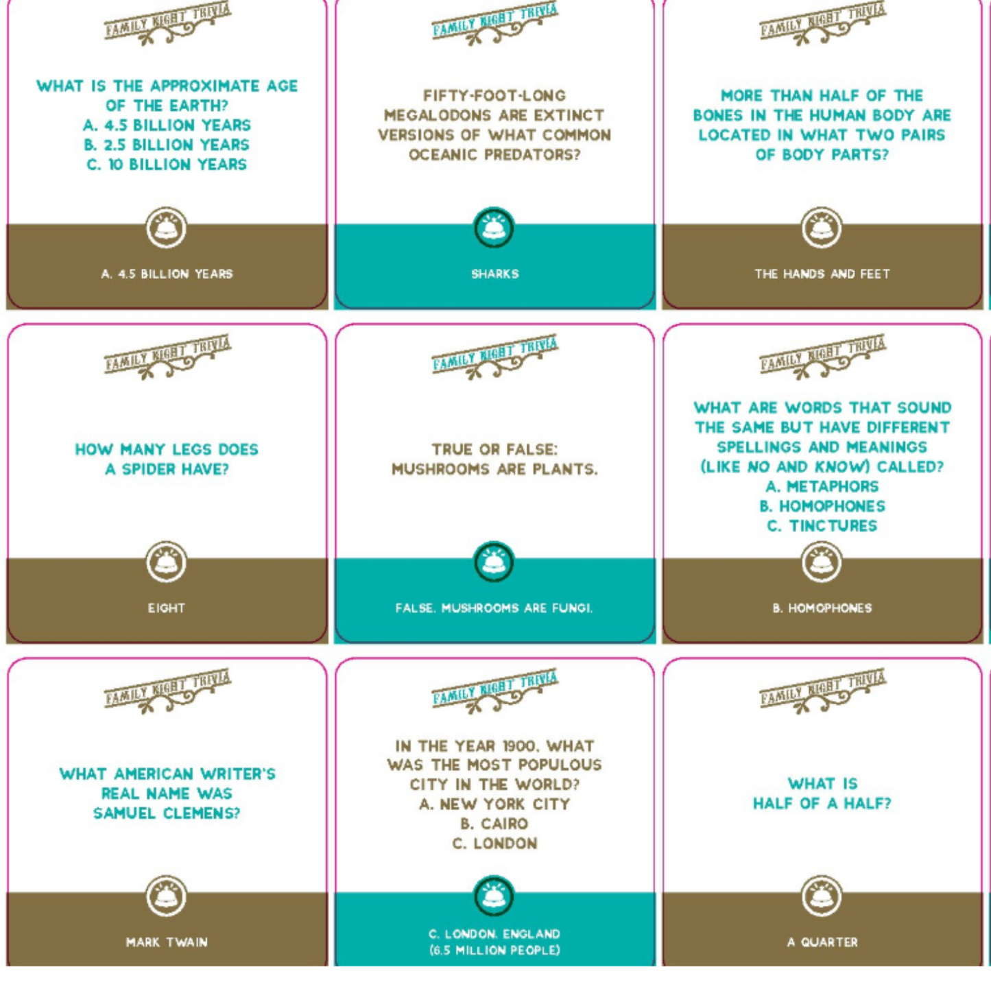 That Rings a Bell! Trivia Game