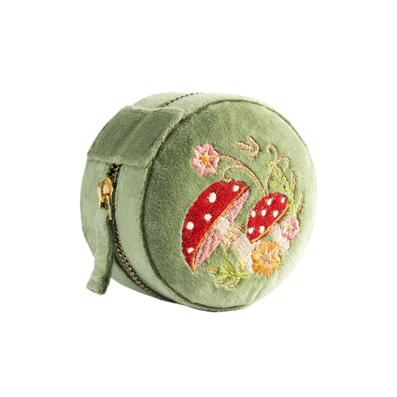 Velvet Embroidered Jewellery Box