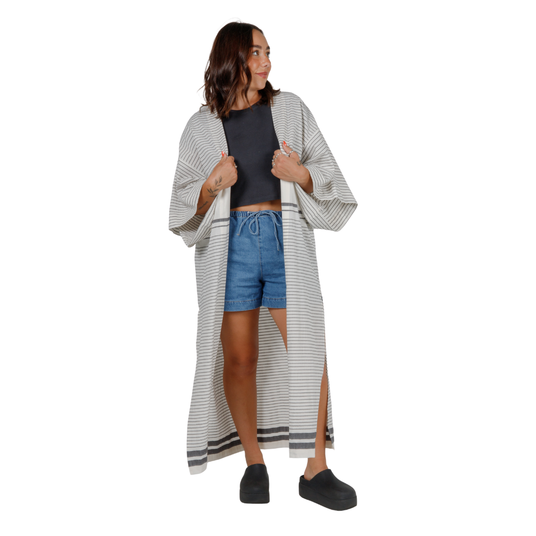 The Polly Long Open Cover Up