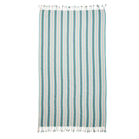 The Mistral Stripe Tassel Turkish Towel