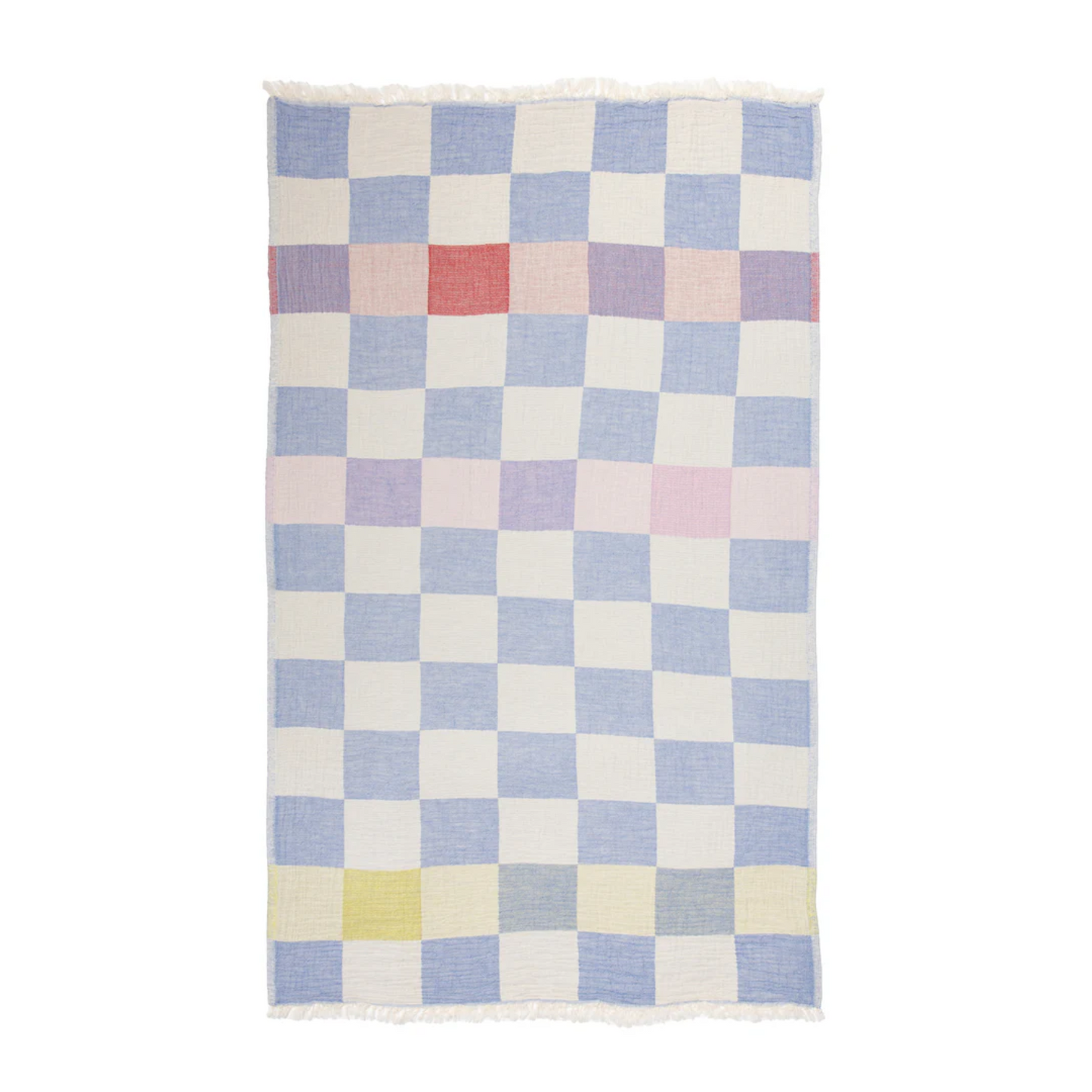 Beckon Checkered Turkish Beach Towel