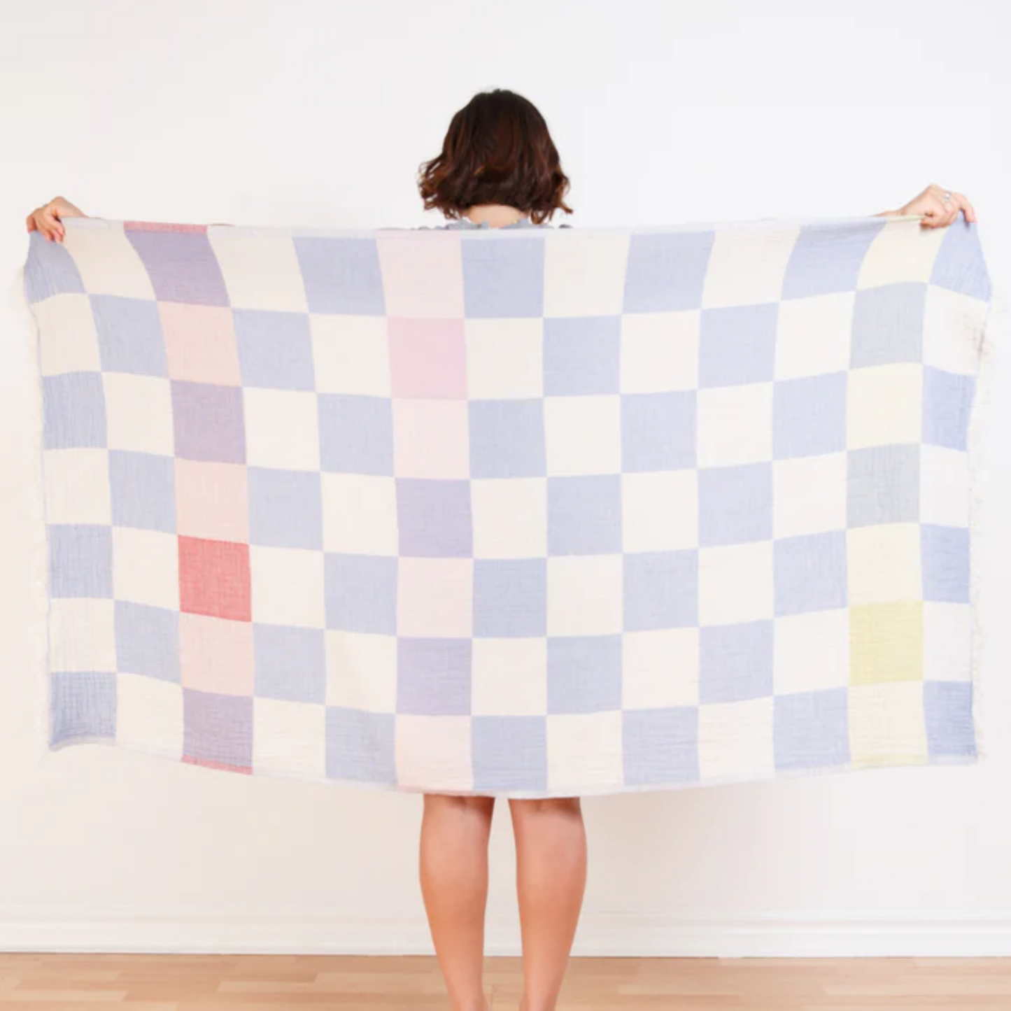 Beckon Checkered Turkish Beach Towel