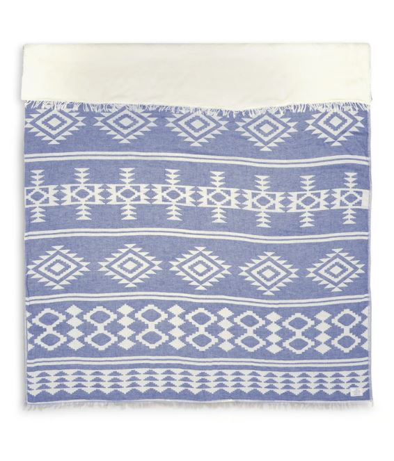 Beach Fleece Lined Throw Blankets