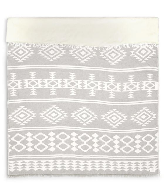 Beach Fleece Lined Throw Blankets