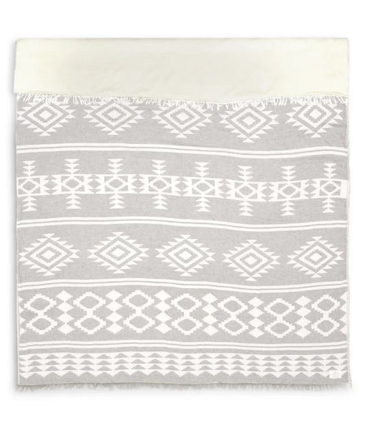 Beach Fleece Lined Throw Blankets