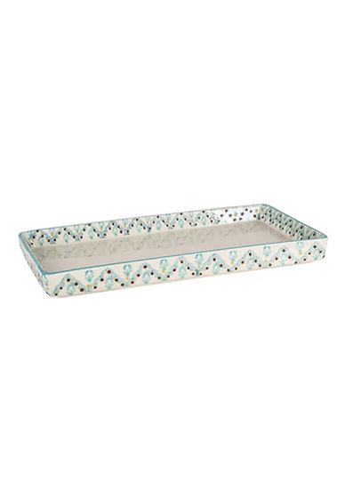 Hand-stamped Bathroom Trays