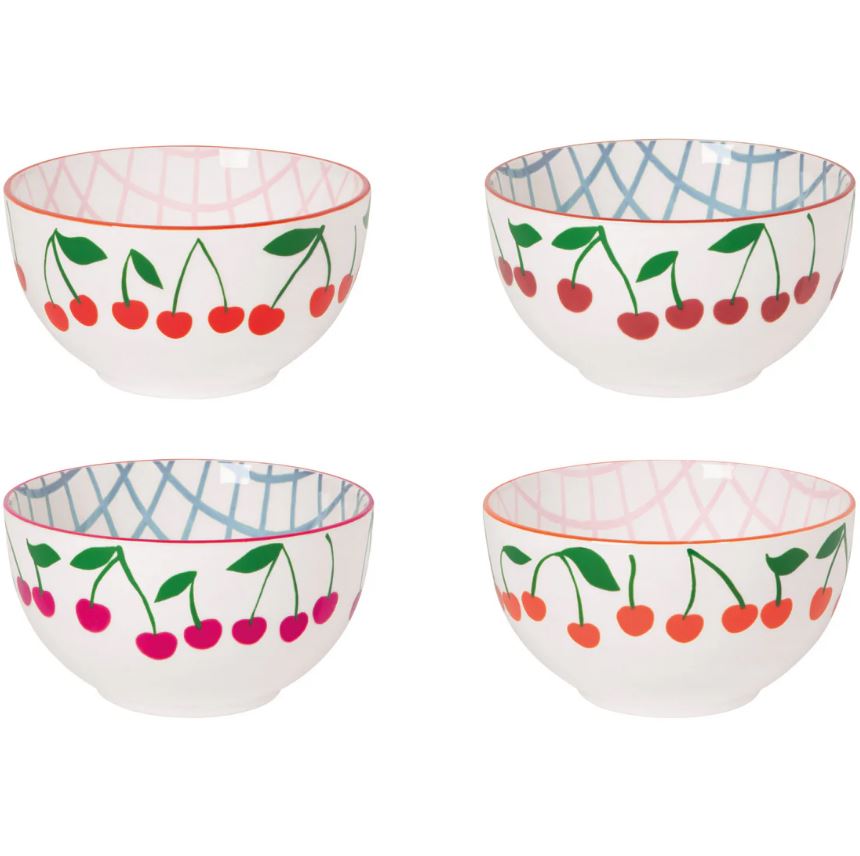 Very Cherry Bowls - Set of 4