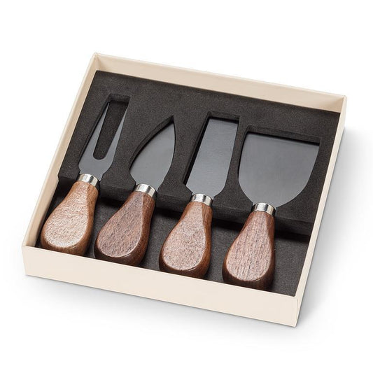 Walnut Cheese Knives - Set of 4