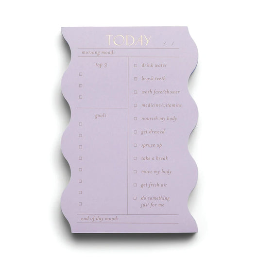 Wavy Daily Notepads