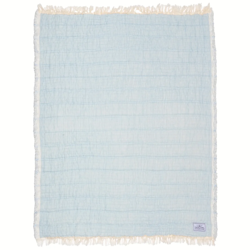 Lotus Striped Quilted Baby Blanket