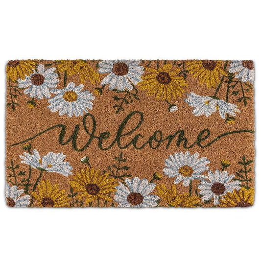 Daisies Welcome Doormat