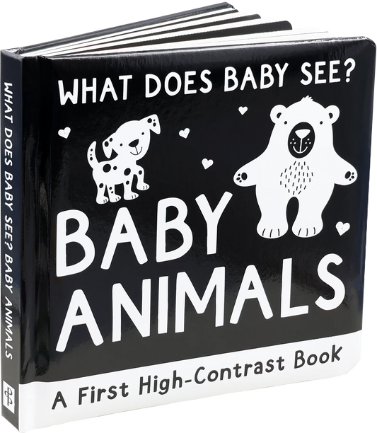 What Does Baby See? Baby Animals - A High-Contrast Board Book