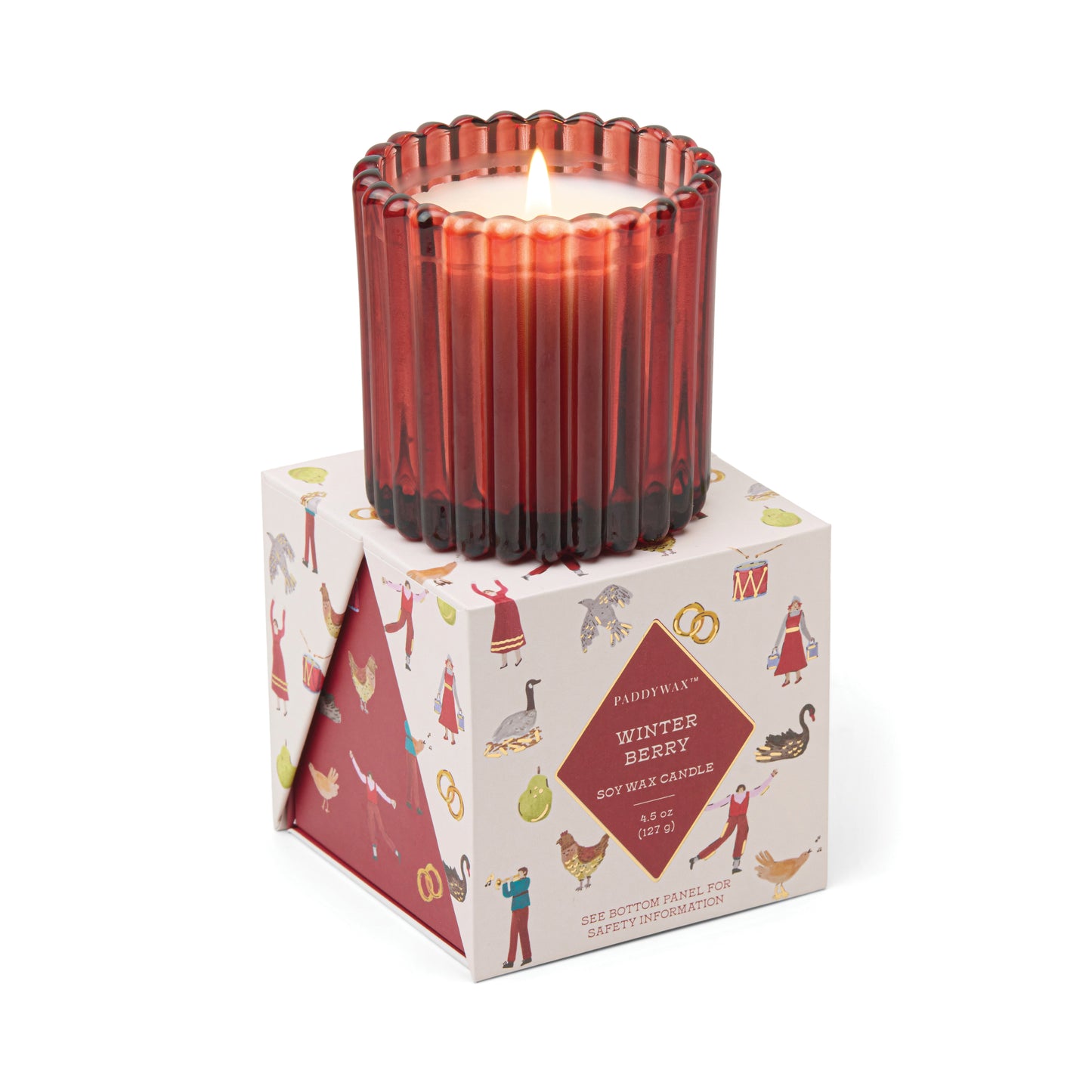 Tinted Glass Holiday Scented Candles