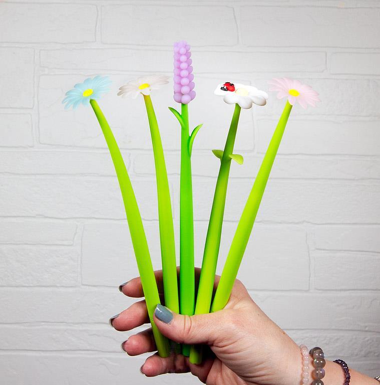 Wobbly Flower Pens