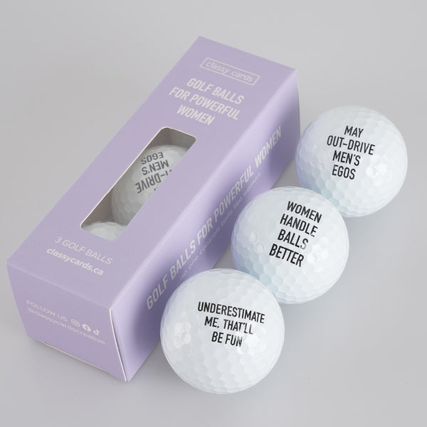 Classy Cards Golf Balls