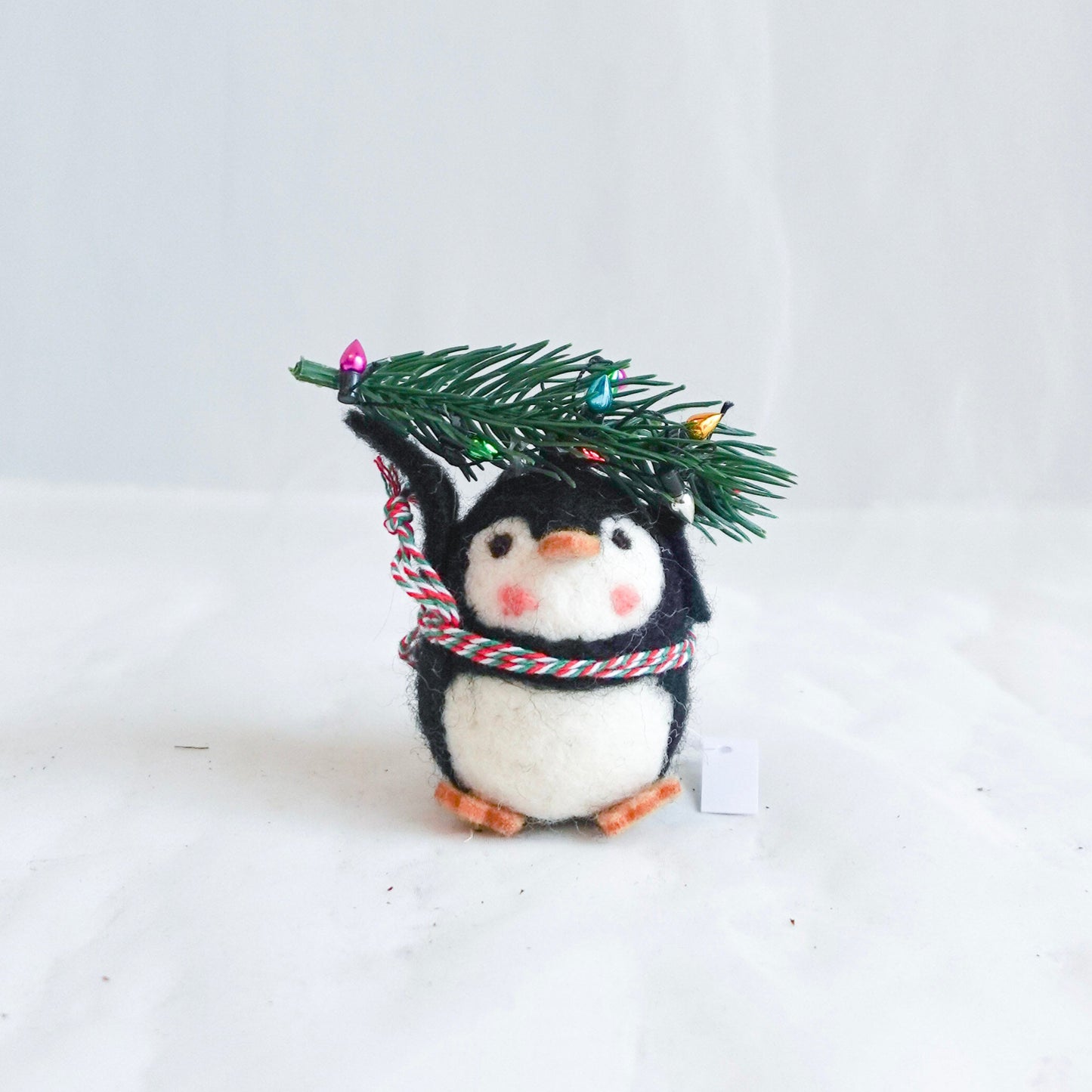 Penguin with Festive Tree Ornament