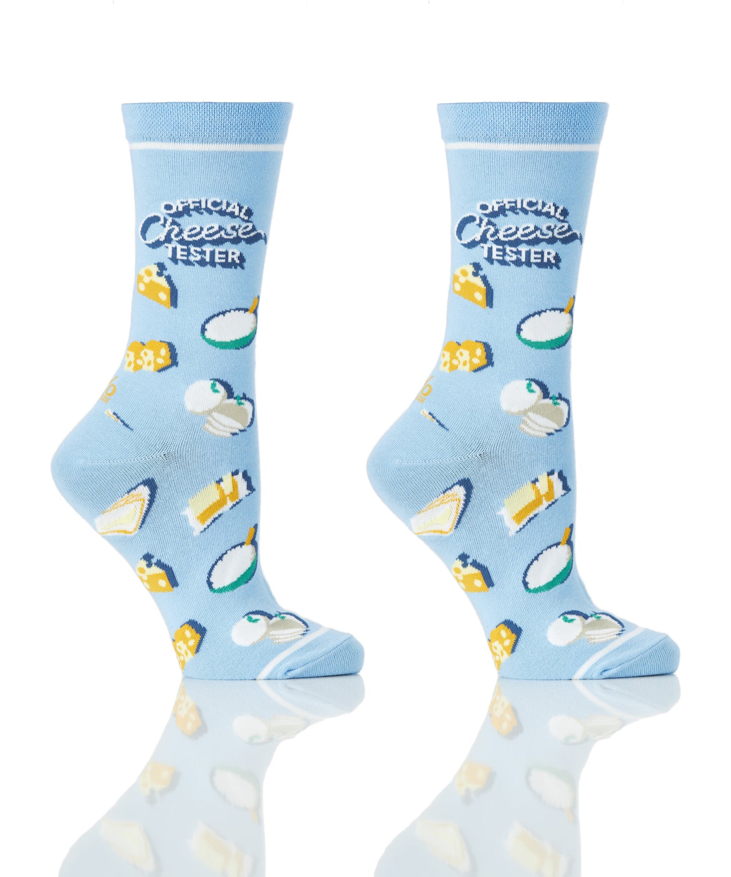 Women's Crew Socks - Official Cheese Tester