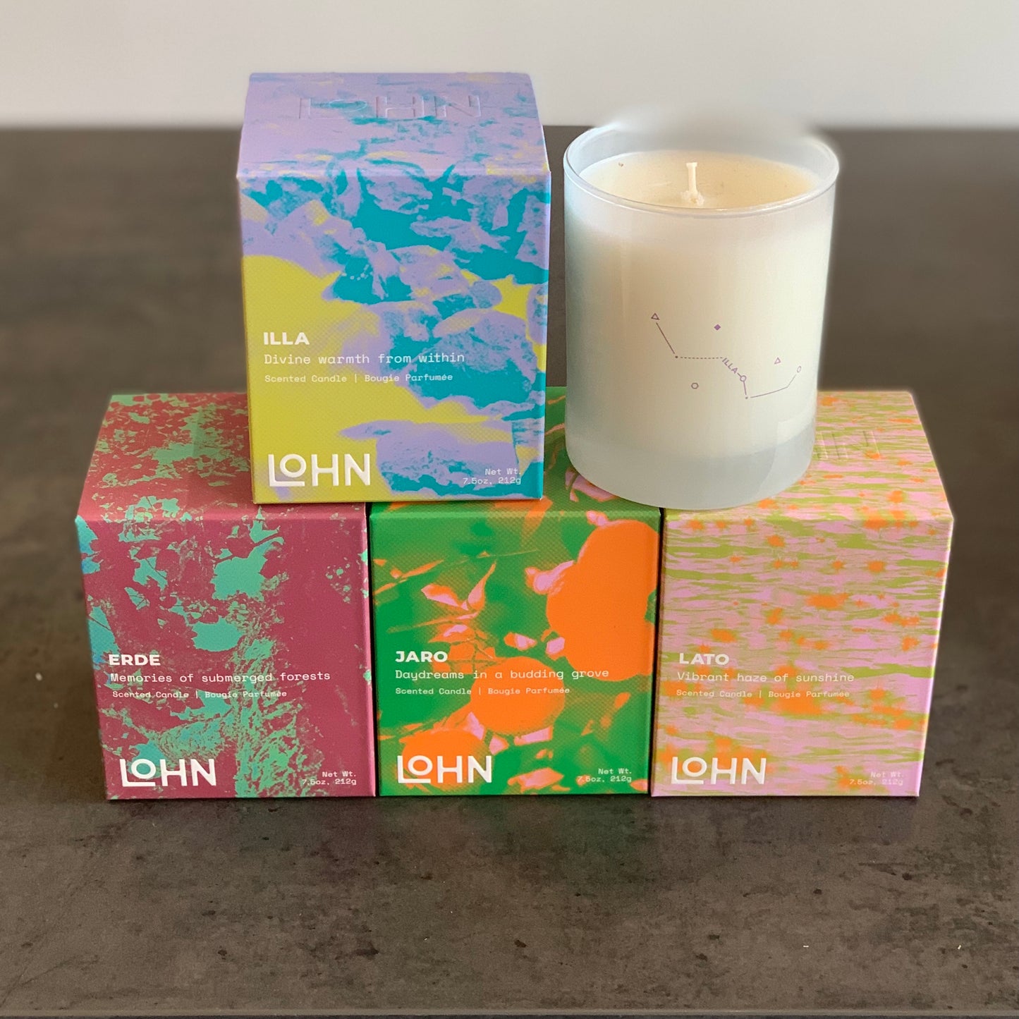 LOHN Scented Candles - Tea, Amber & Spice Road Collections
