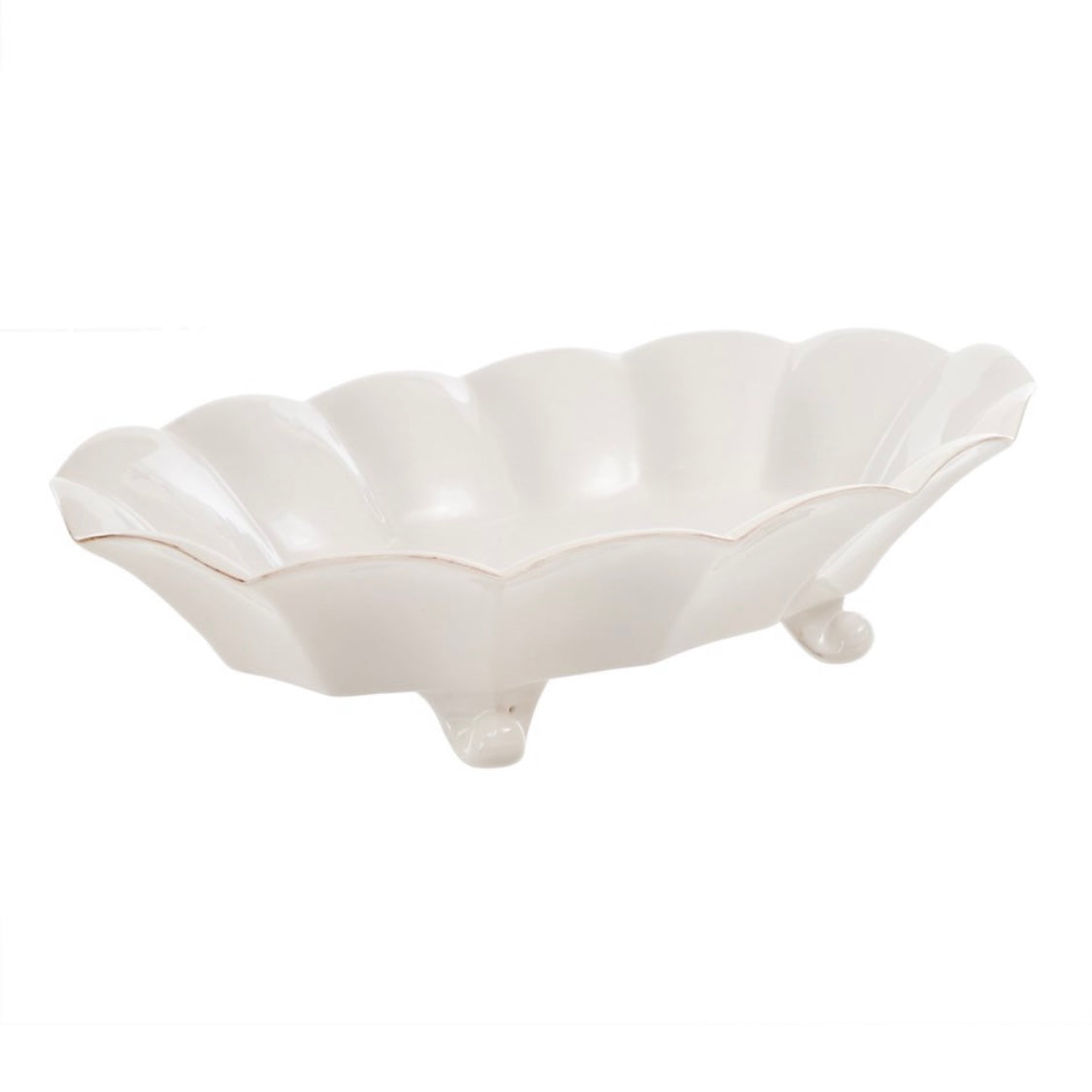 Roma Scalloped Serving Platter