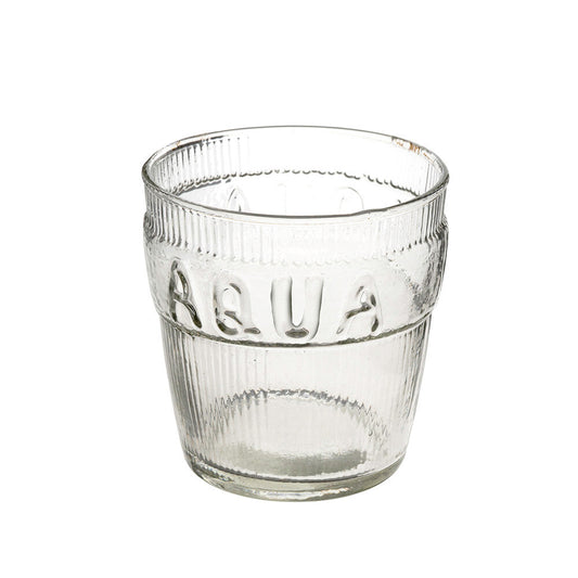 Vintage Water Drinking Glass - Set of 2
