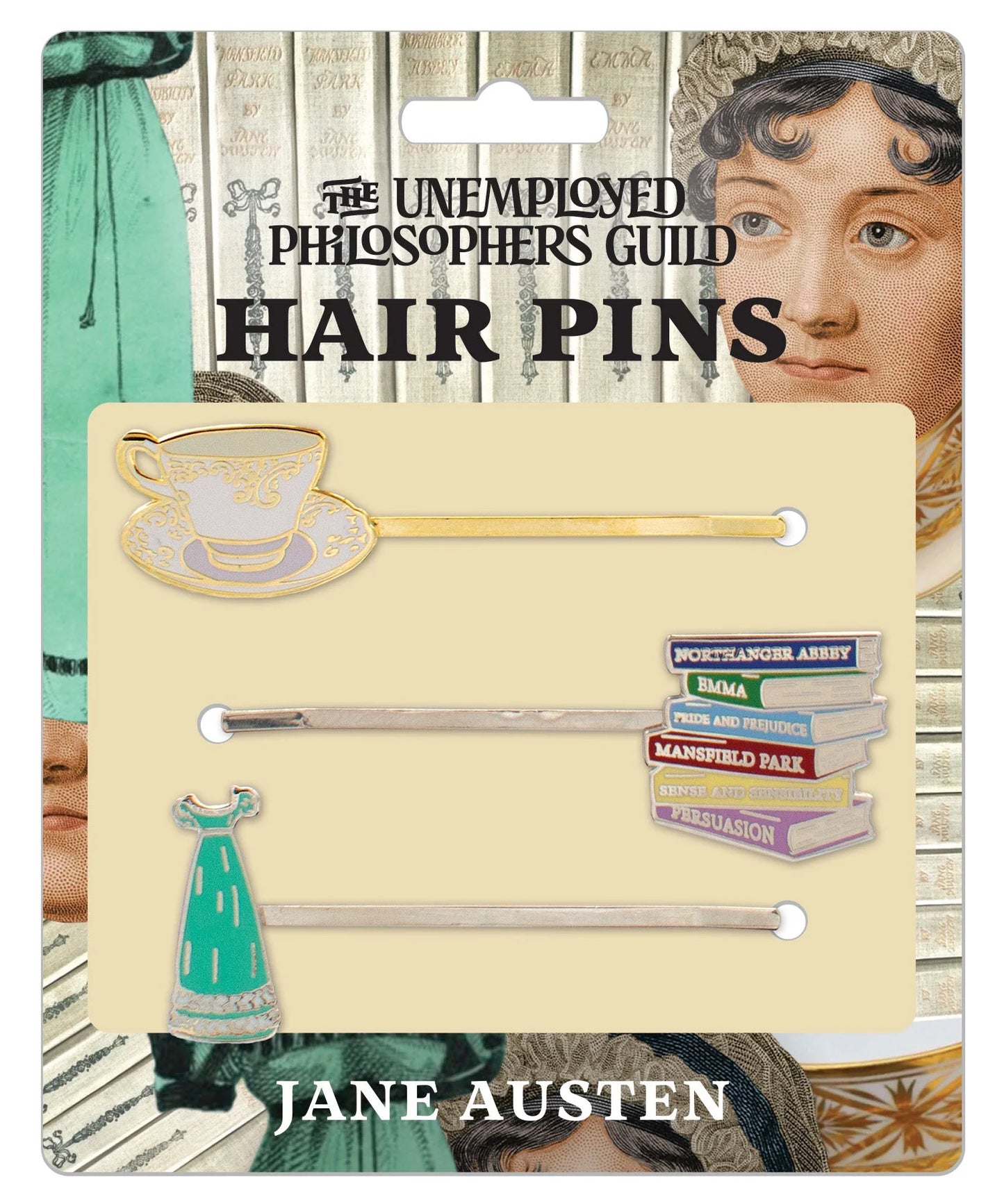 Themed Hair Pins - Sets of 3