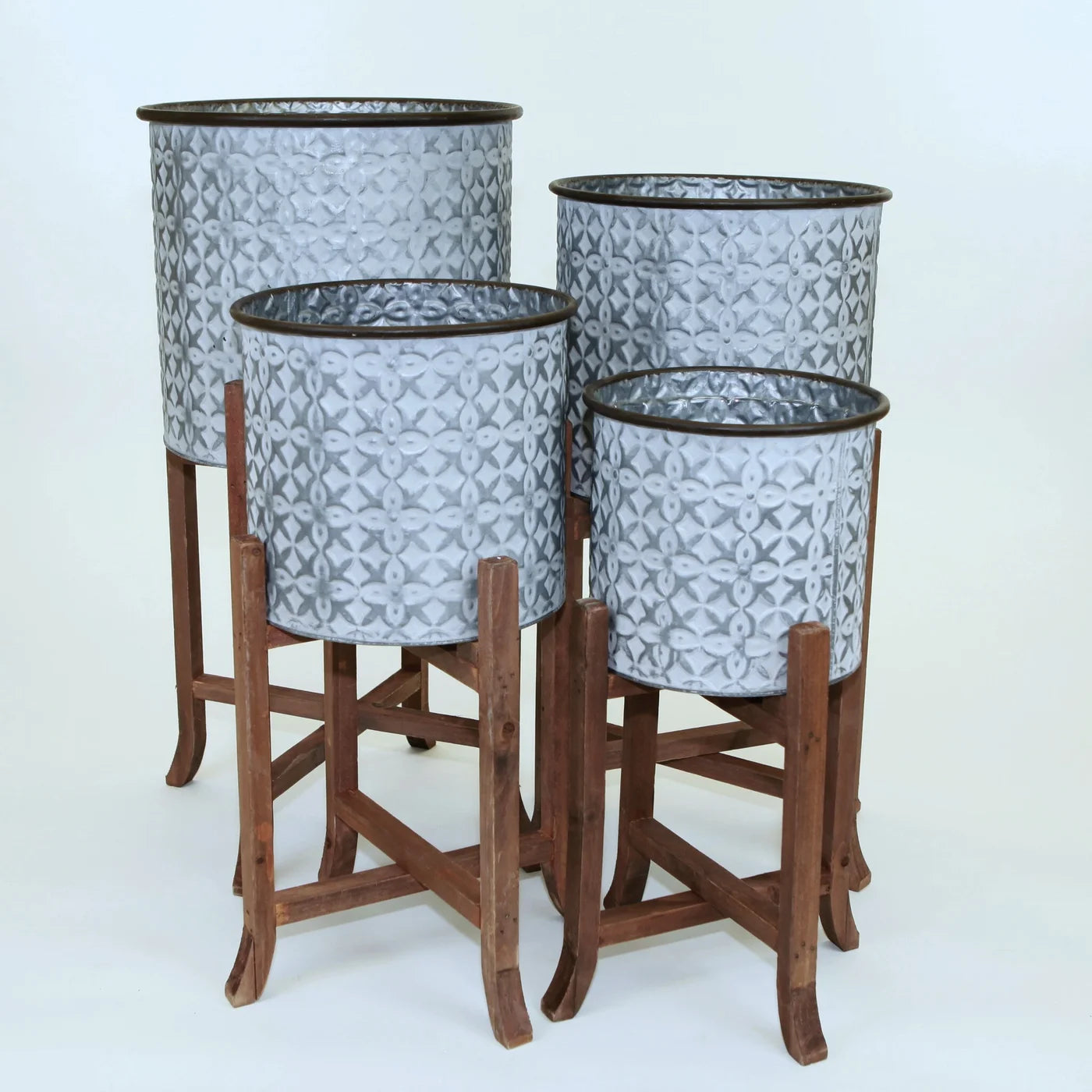 Mosaic Metal Plant Stand