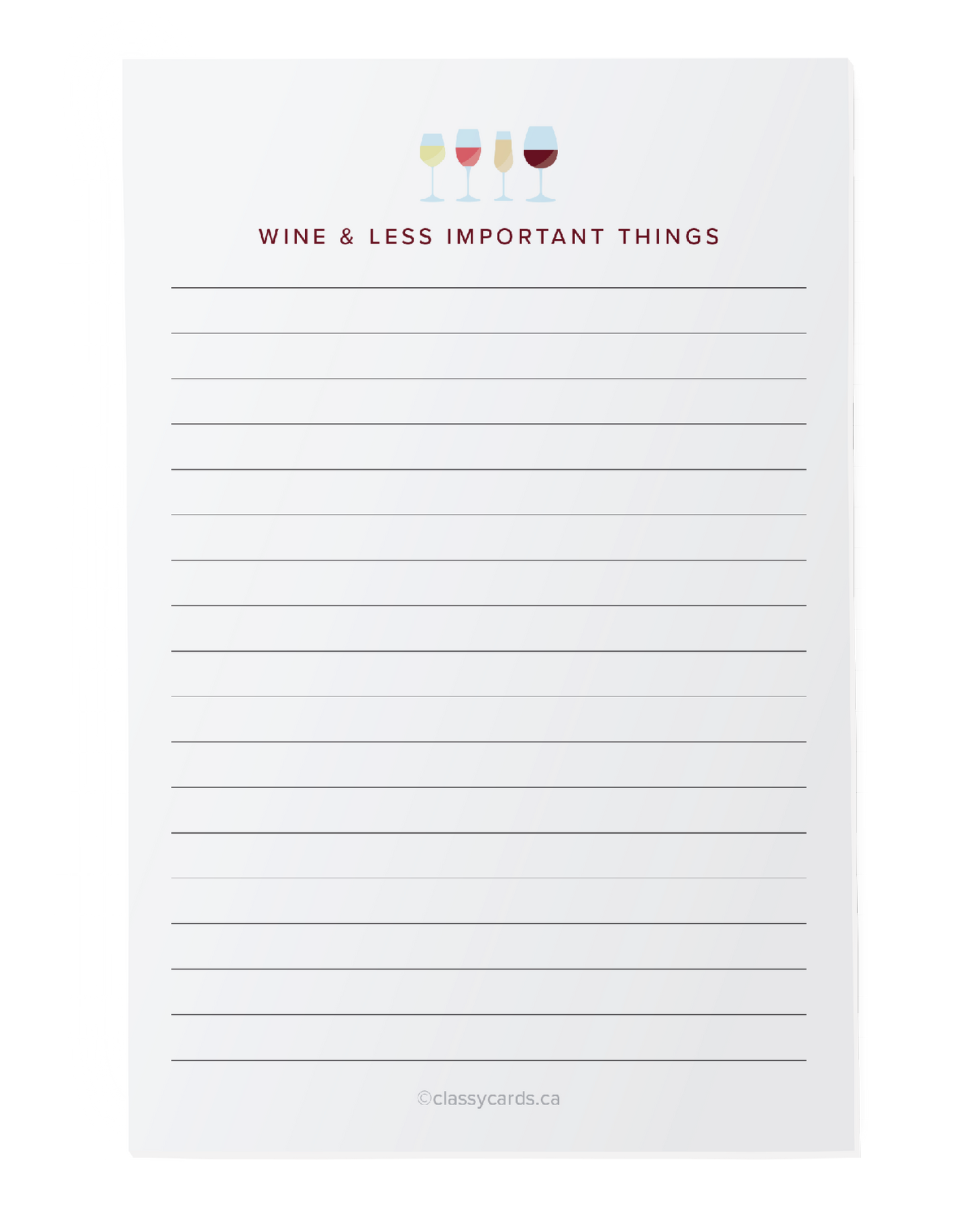 Classy Cards Funny Notepads