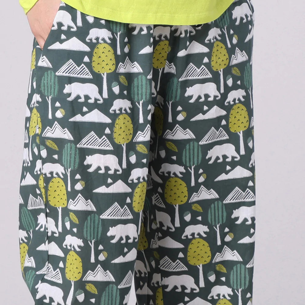 Cotton Pajama Pants in a Bag - Large